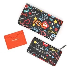 Auth Dolce & Gabbana Wallet, Card Holder & Pouch